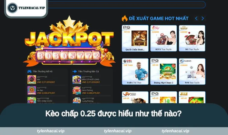 Kèo chấp 0.25 được hiểu như thế nào?